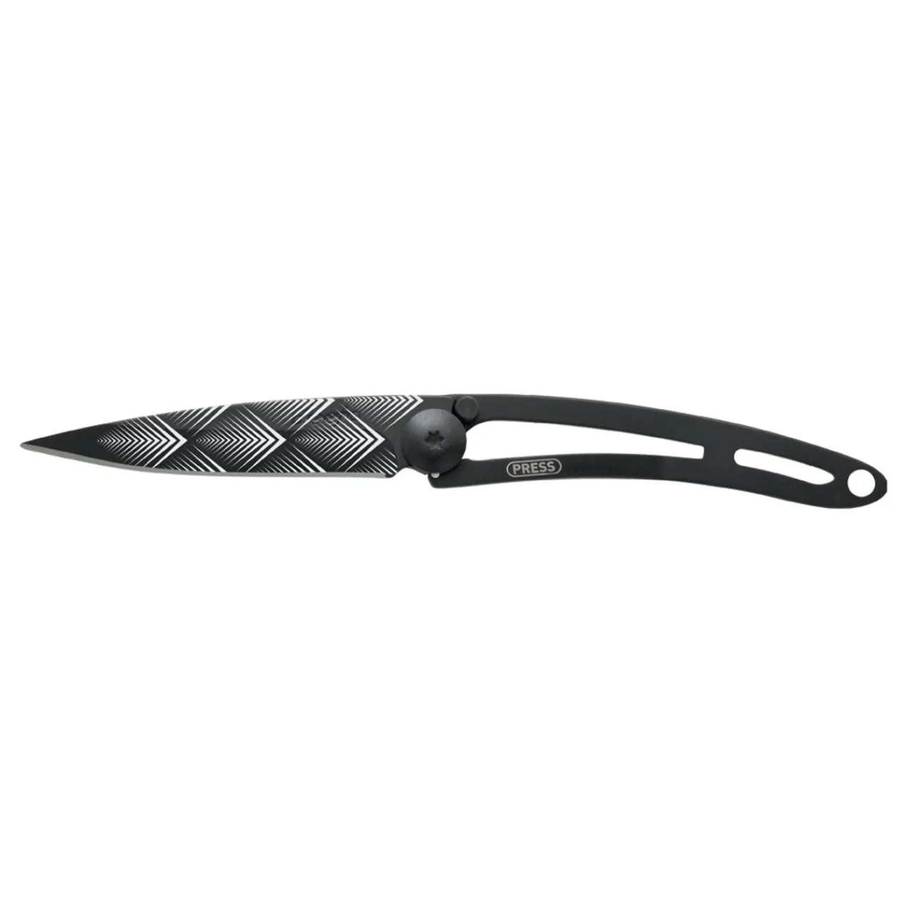 Deejo Naked 15g Knife - Black/Art Deco