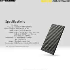 Nitecore NB10000 Gen 2 Power Bank