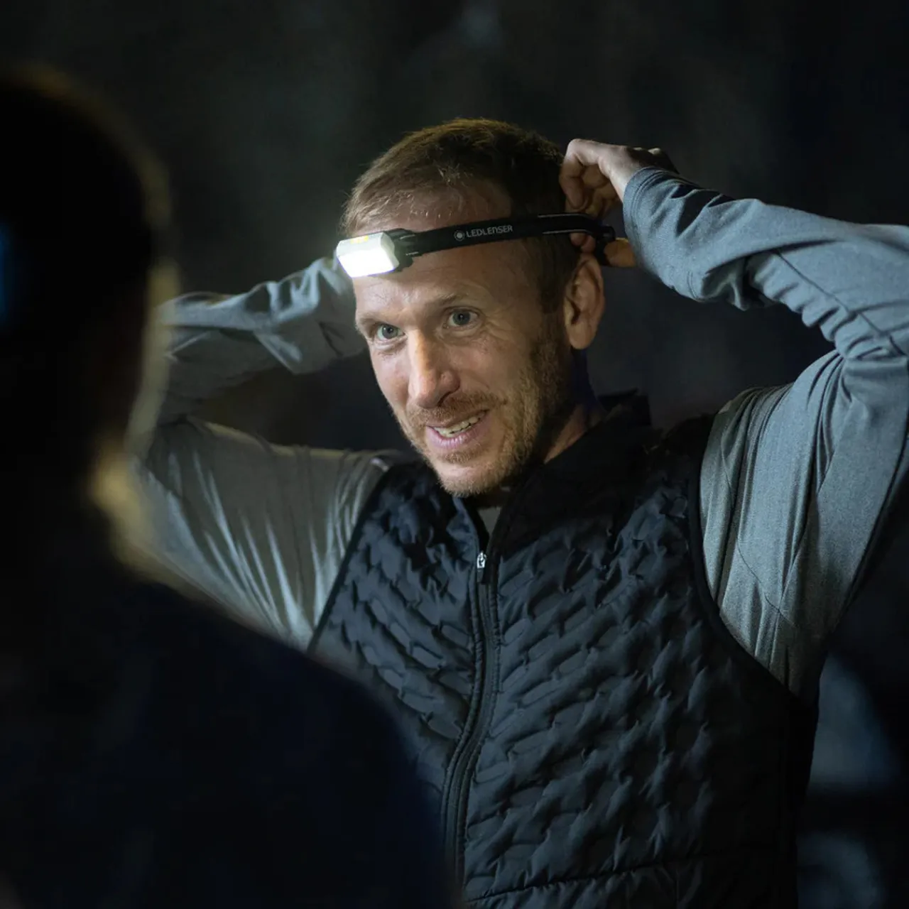 Ledlenser NEO5R Running Head Torch with Chest Strap