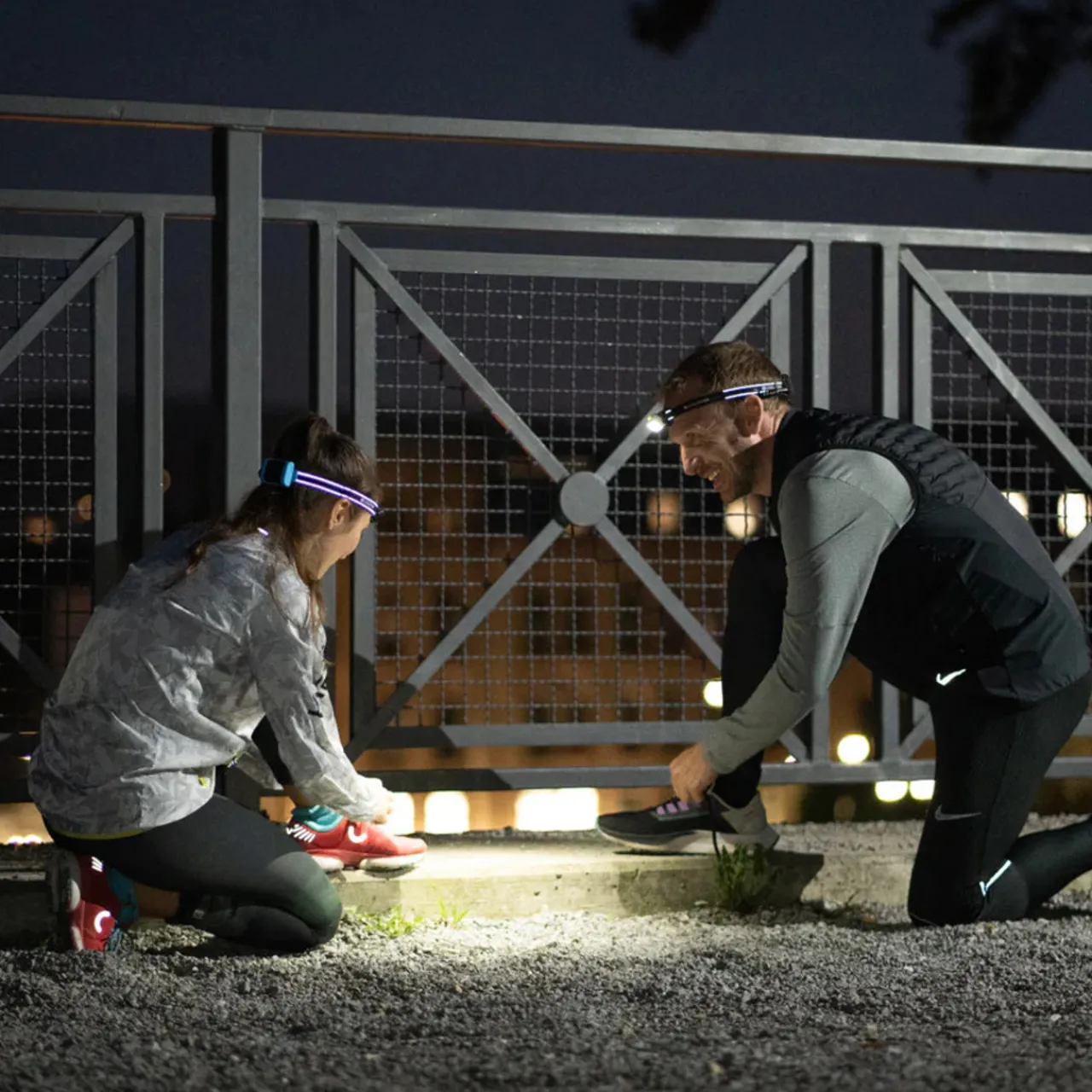 Ledlenser NEO5R Running Head Torch with Chest Strap