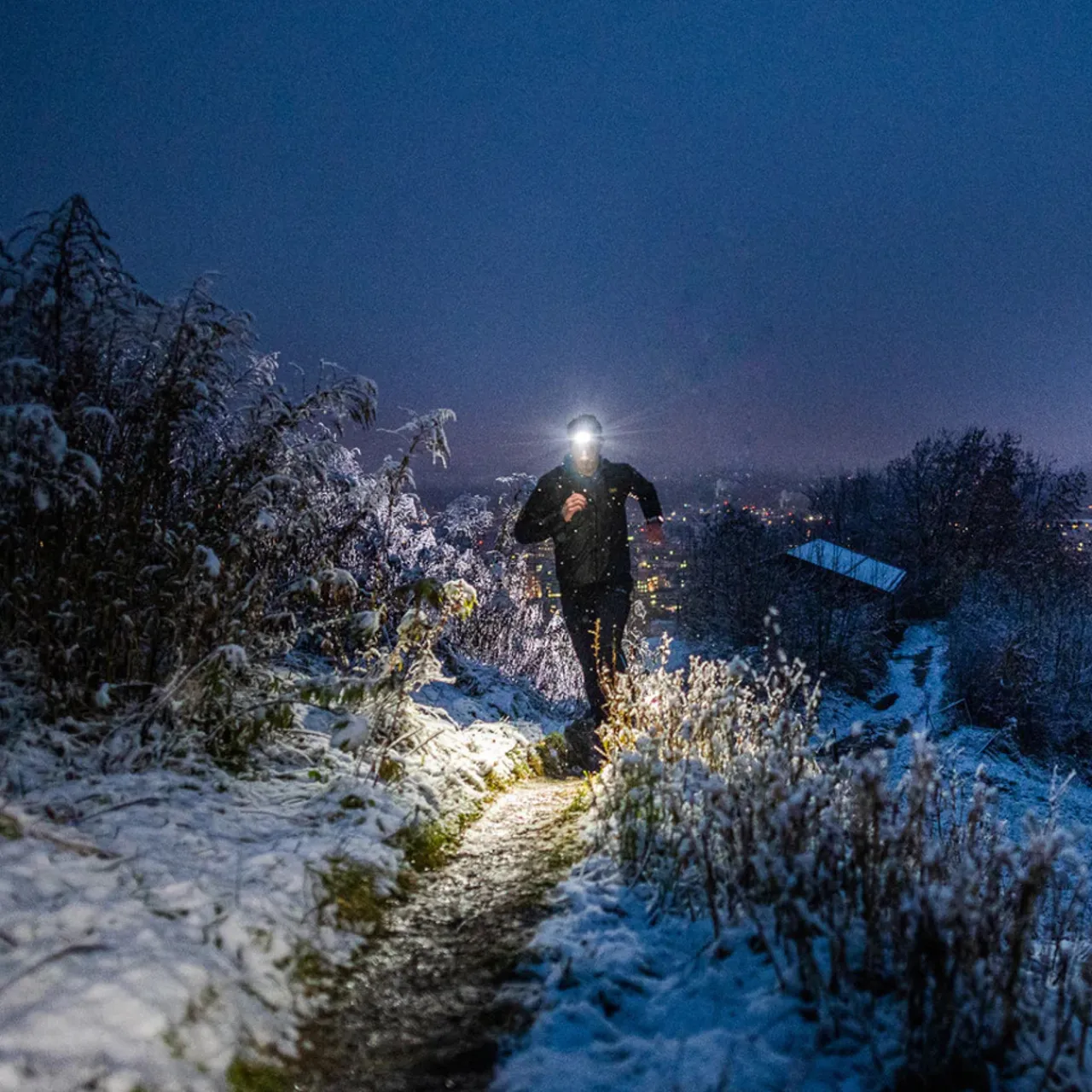 Ledlenser NEO5R Running Head Torch with Chest Strap