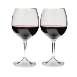 GSI Outdoors Nesting Red Wine Glass Set