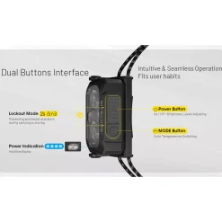 Nitecore NU25 MCT UL Ultra-Light Rechargeable Head Torch