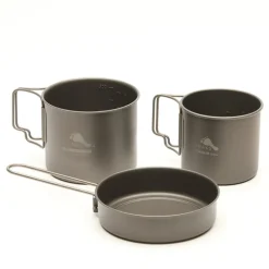 Snow Peak 1-Person Titanium Compact Cookset