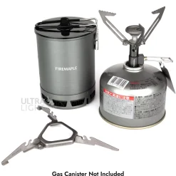 TOAKS Petrel Ultralight Cooking System with Hornet II Titanium Stove