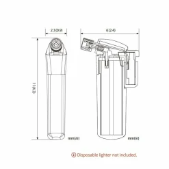 SOTO Pocket Blow Torch - Wind Resistant Lighter