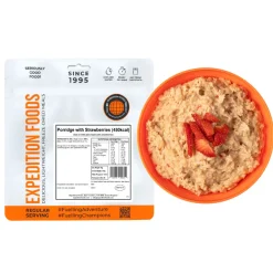 Expedition Foods Porridge with Strawberries (Single Serving)