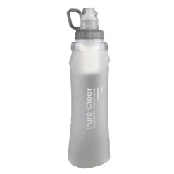 Pure Clear Pure Explore Collapsible Squeeze Water Filter Bottle - 500ml