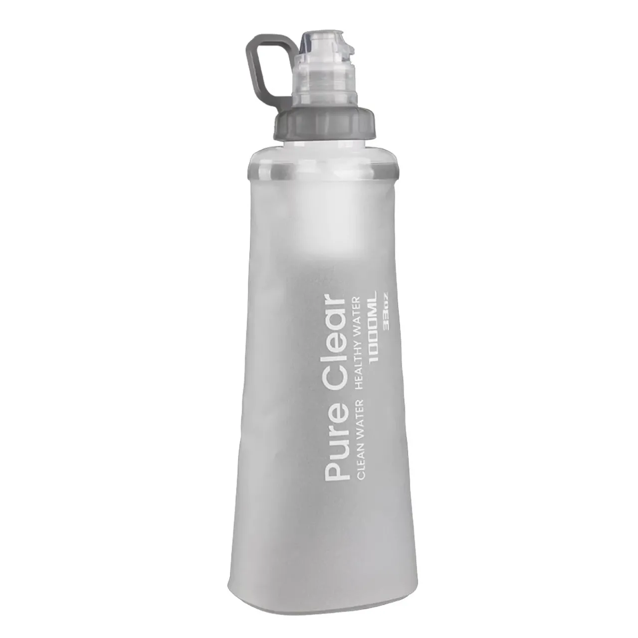 Pure Clear Pure Explore Collapsible Squeeze Water Filter Bottle - 1000ml