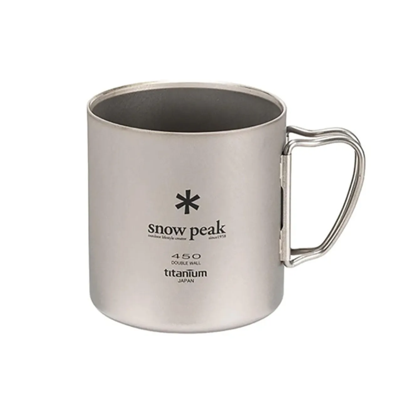 Snow Peak Recycled Titanium Double Wall 450 Mug