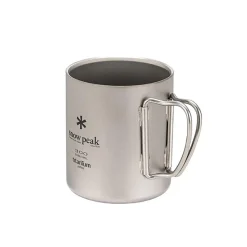 Snow Peak Recycled Titanium Double Wall 300 Mug