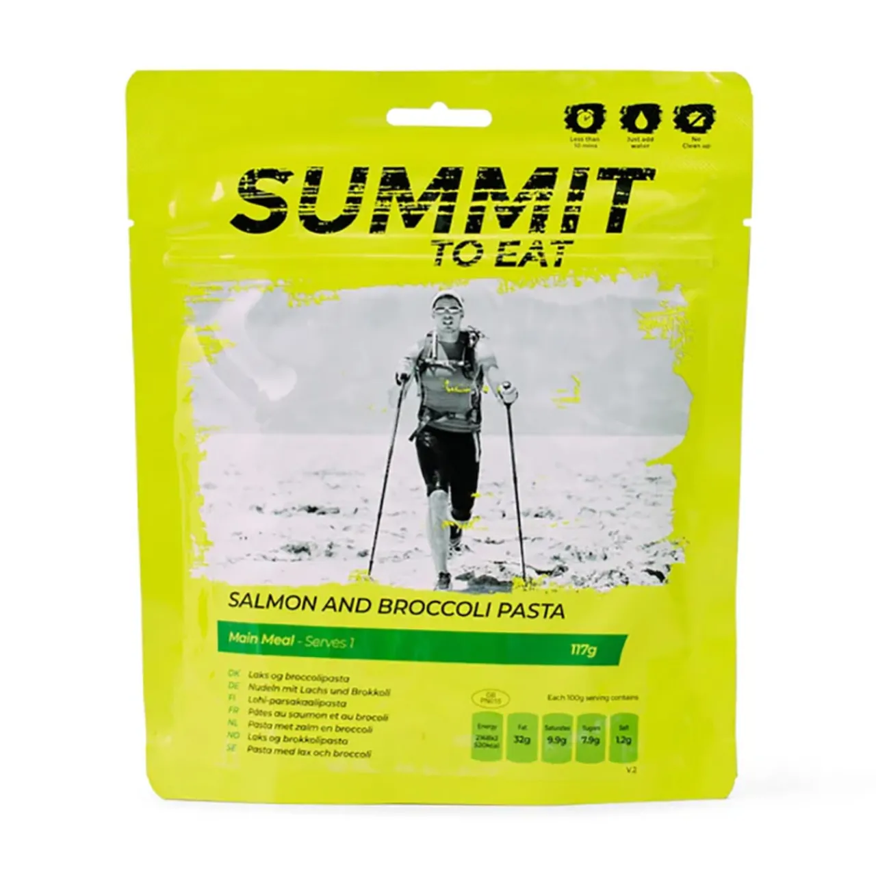 Summit to Eat Salmon and Broccoli Pasta