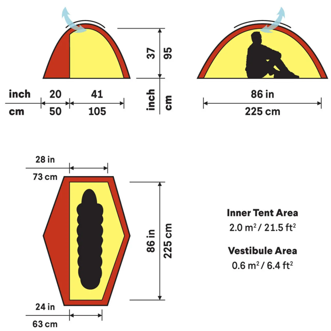 Hilleberg Soulo BL 1 Person Tent