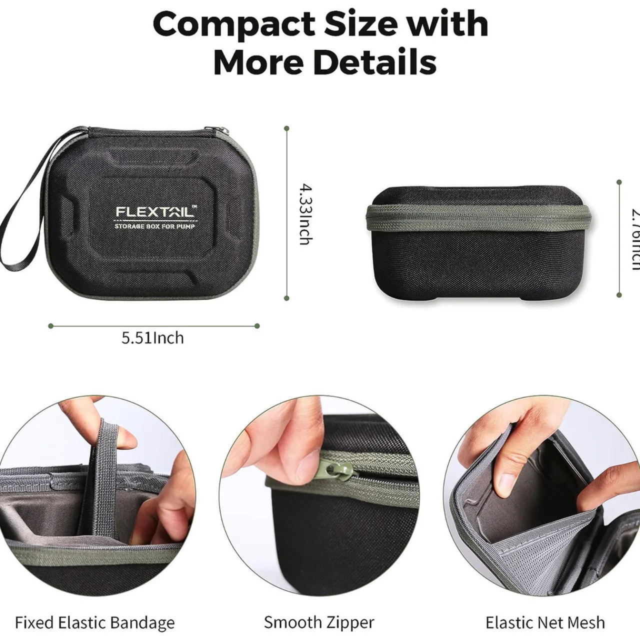 Flextail Storage Case for Max Pump 2Pro / Max Pump 2Plus / Tiny Pump 2X / Tiny Pump X