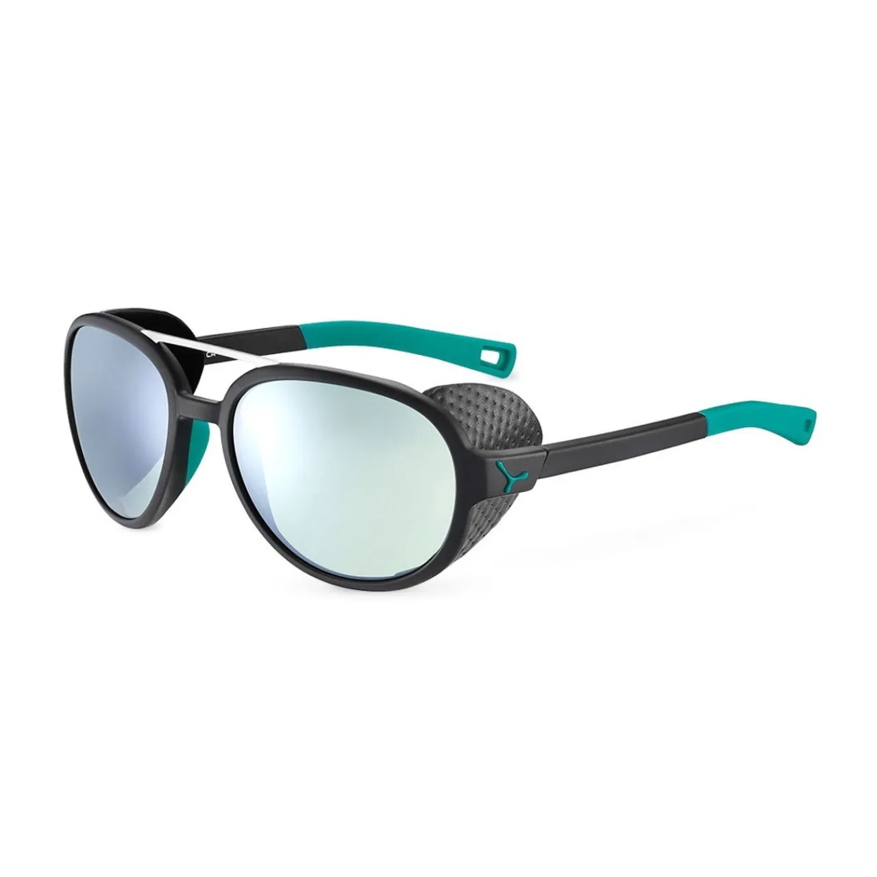 Cebe Summit Sunglasses with Vario Green Silver Cat 2-4 Lens