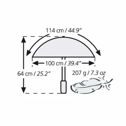 EuroSchirm Swing Liteflex Trekking Umbrella