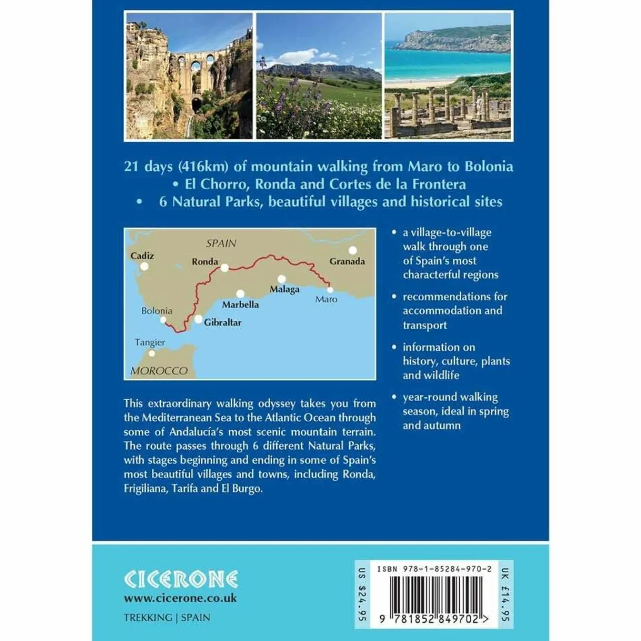 Cicerone The Andalucian Coast to Coast Walk
