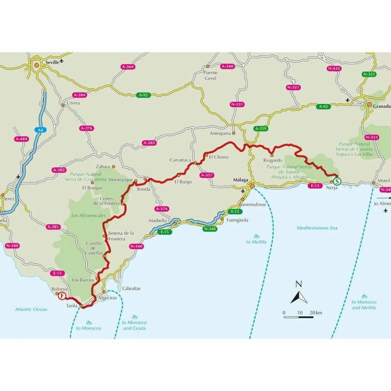 Cicerone The Andalucian Coast to Coast Walk