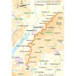 Harvey Maps The Cotswold Way 2024