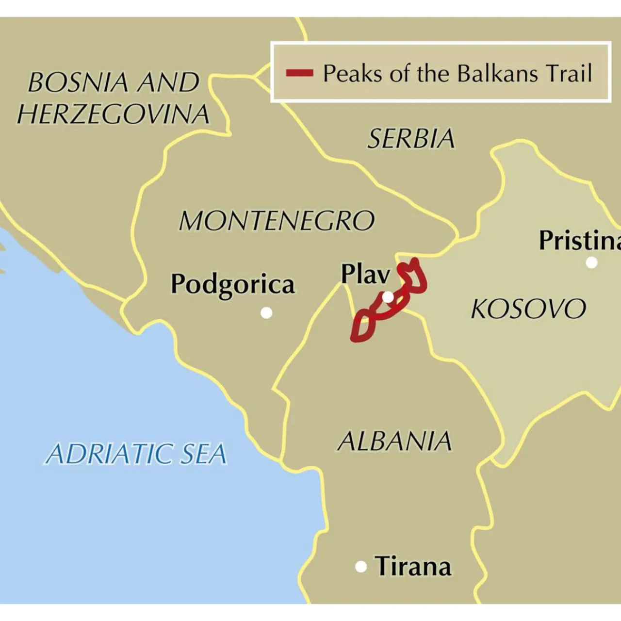 Patagonia The Peaks of the Balkans Trail