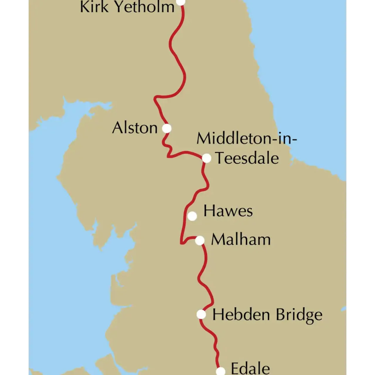 Harvey Maps The Pennine Way
