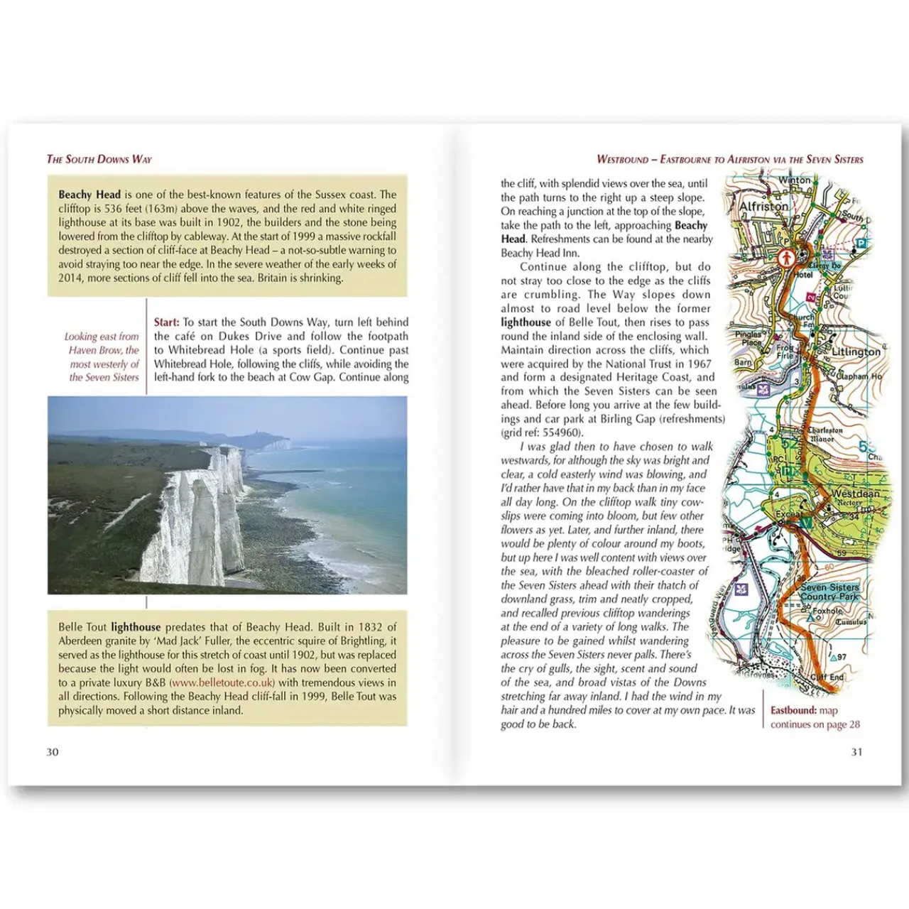 Harvey Maps The South Downs Way 2024