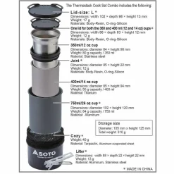 Snow Peak Thermostack Combo