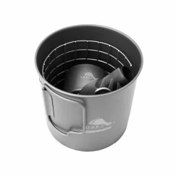 TOAKS Titanium Alcohol Stove Cook System with 650ml Pot