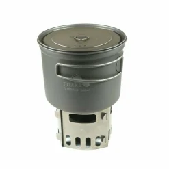 TOAKS Titanium Alcohol Stove Cook System with 900ml Pot
