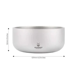 SilverAnt Titanium Backcountry Double Wall Bowl - 250ml