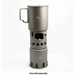 TOAKS Titanium Backpacking Wood Burning Stove - Small