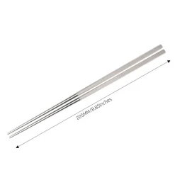 SilverAnt Titanium Chopsticks - Long Handle