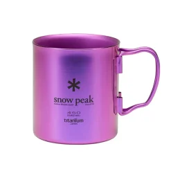 Snow Peak Titanium Double Wall 450 Coloured Mug