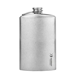 SilverAnt Titanium Hip Flask & Funnel 500ml