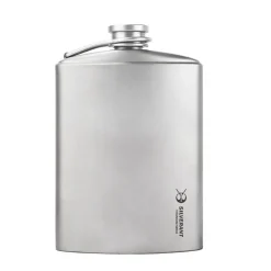 SilverAnt Titanium Hip Flask & Funnel 500ml