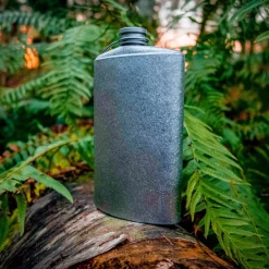 SilverAnt Titanium Hip Flask & Funnel 500ml
