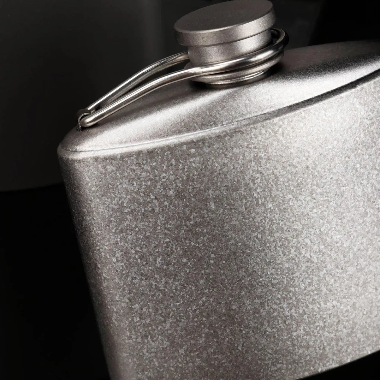 SilverAnt Titanium Hip Flask & Funnel 300ml