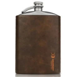 SilverAnt Titanium Hip Flask & Funnel 248ml