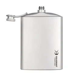 SilverAnt Titanium Hip Flask & Funnel 248ml