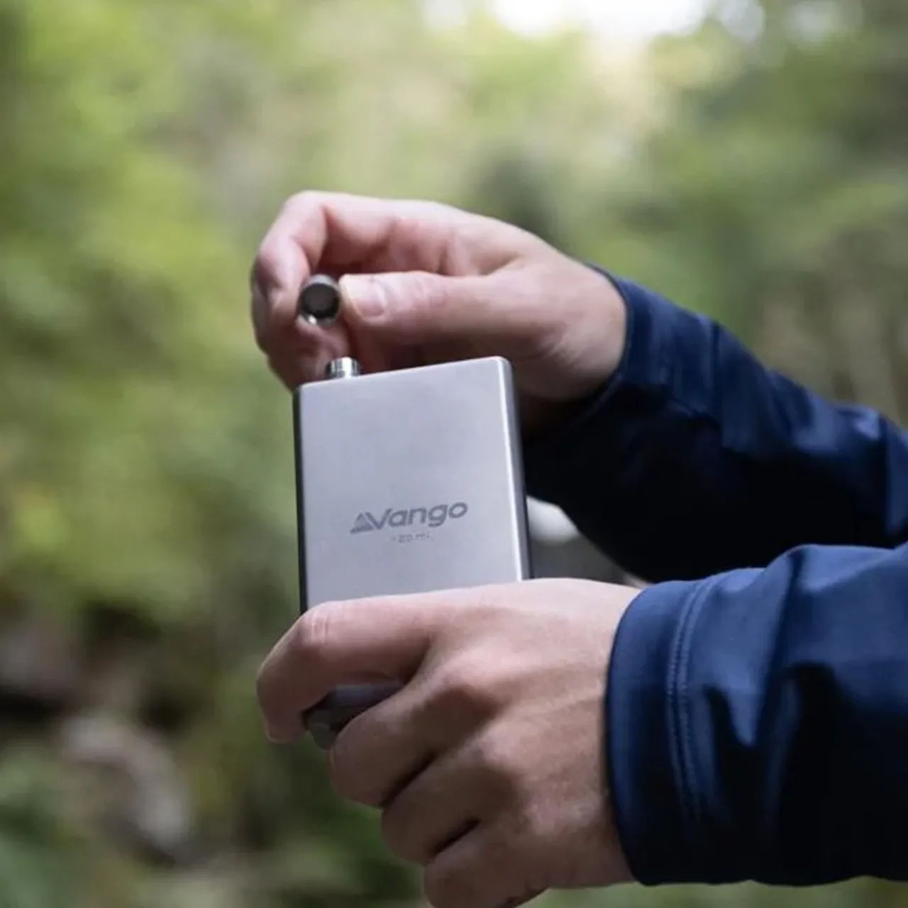 SilverAnt Titanium Hip Flask 120ml