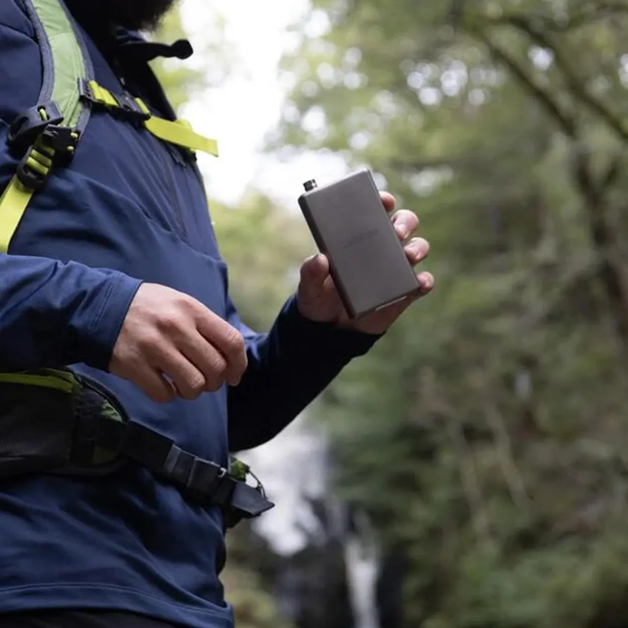 SilverAnt Titanium Hip Flask 120ml