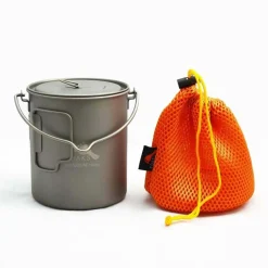 SilverAnt Titanium 750ml Pot with Bail Handle