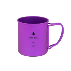Snow Peak Titanium Single Wall 450 Coloured Mug