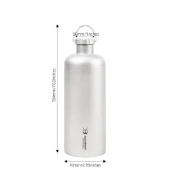 SilverAnt Titanium Water Bottle 600ml