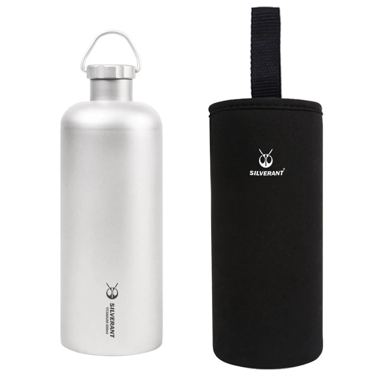 SilverAnt Titanium Water Bottle 600ml