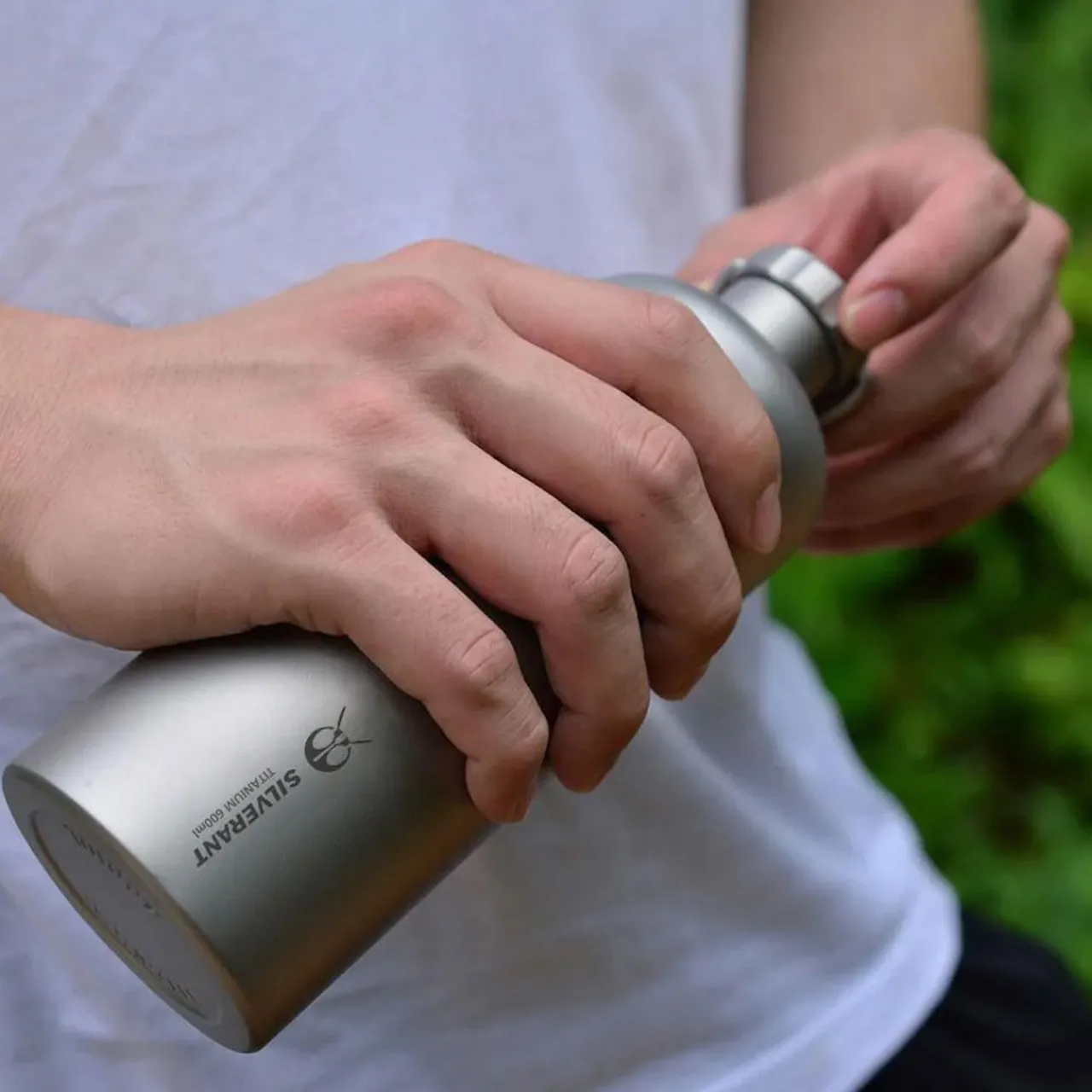 SilverAnt Titanium Water Bottle 600ml