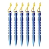 SilverAnt Titanium Y-Shape Tent Stakes - Medium 6 Pack