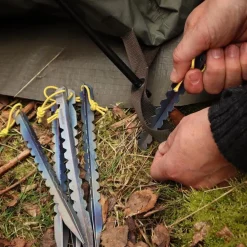 SilverAnt Titanium Y-Shape Tent Stakes - Long 6 Pack