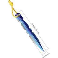 SilverAnt Titanium Y-Shape Tent Stakes - Short 6 Pack