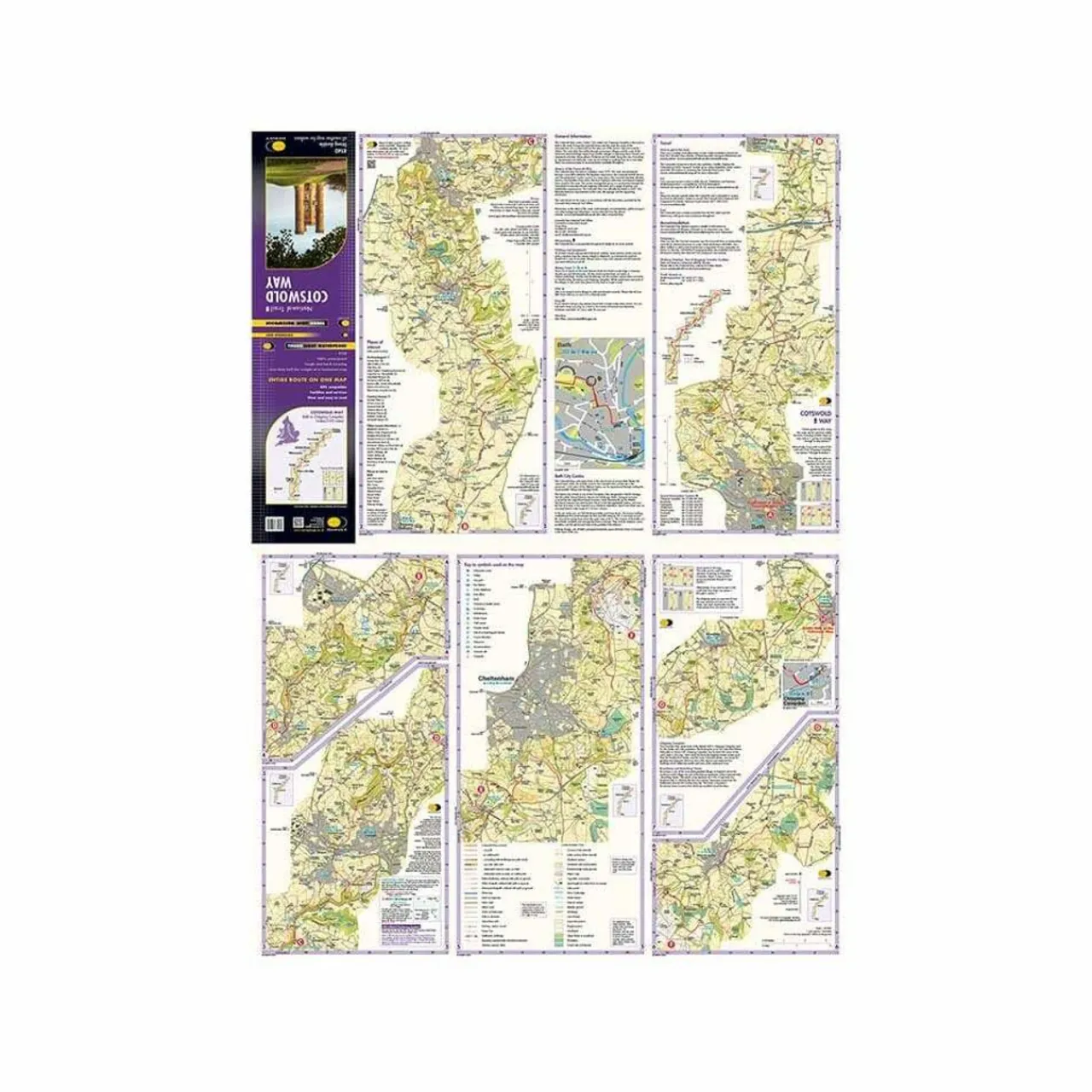 Harvey Maps Trail Map XT40 - Cotswold Way